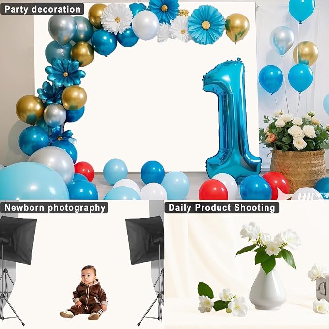Ivory Photography Backdrop for Photoshoot, 5x7 FT | Versatile Studio Photo - Image 5
