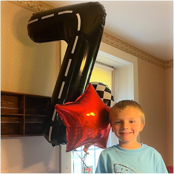 Line 7 Balloon - Number Balloon 40 Inch, 7th Line Birthday Decorations | Giant - Image 4