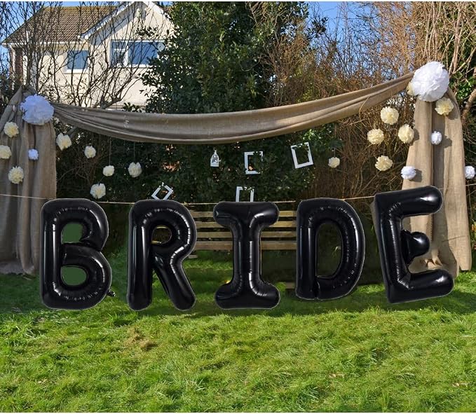 TONIFUL 40 Inch Large Black D Letter Balloon - Image 4