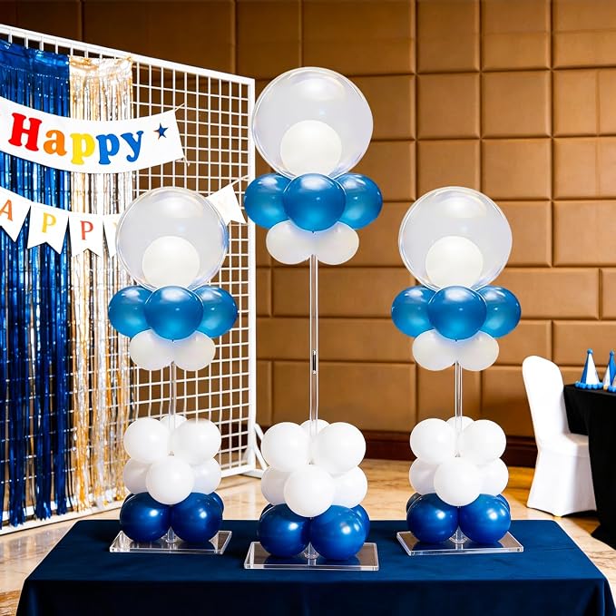 6 Pack Clear Acrylic Balloon Stands - Image 6