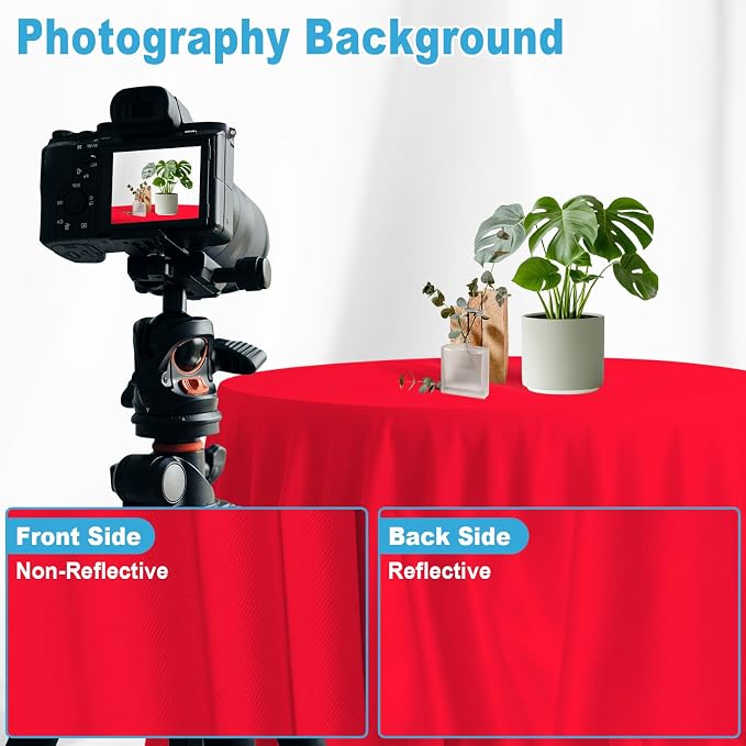 Red Photography Backdrop for Photoshoot, 10x20 FT | Versatile Studio Photo - Image 6