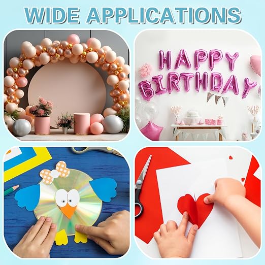 UPINS 3000Pcs Glue Points Dots 10mm Removable Balloon Glue Adhesive Dots | 30 - Image 7