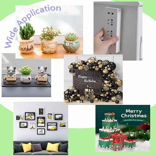 200 Pcs Sticky Tack, Double Sided Sticky Dot, No Trace Poster Adhesive Putty - Image 5