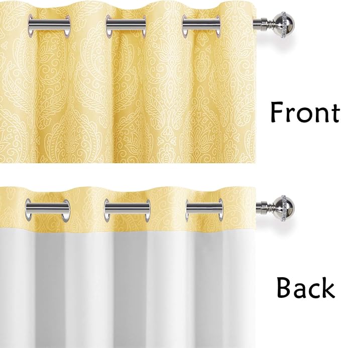DWCN Ombre Blackout Curtains for Bedroom - Image 4
