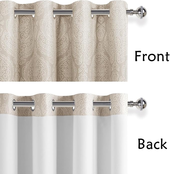 DWCN Ombre Blackout Curtains 84 Inch Length - Image 4