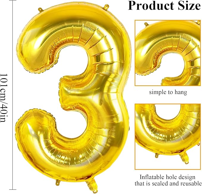 Number 36 Balloons for 36th Birthday Parties - Image 2