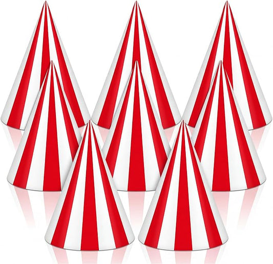 Watersay 24 Pcs Themed Party Hats Theme Cone Paper Hats by Unknown