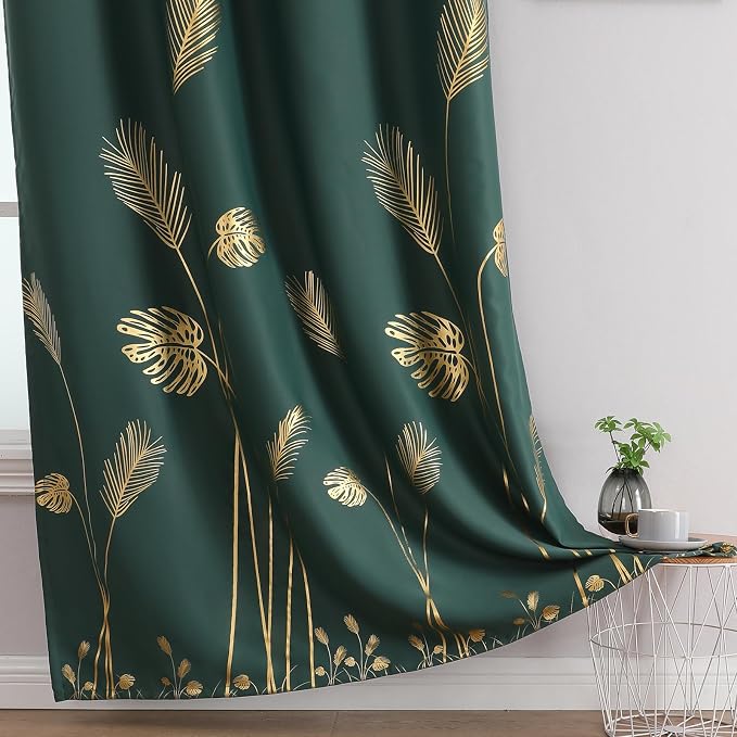 Green Thermal Insulated Blackout Curtains 72 Inches Long - Image 7