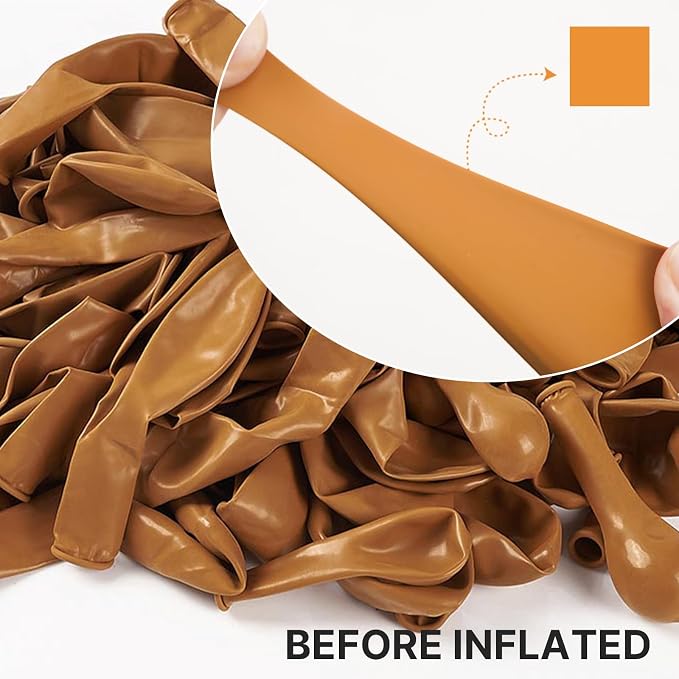 PartyWoo Burnt Orange Balloons 50pcs Terracotta Fall Color 12 Inch | Balloons - Image 2