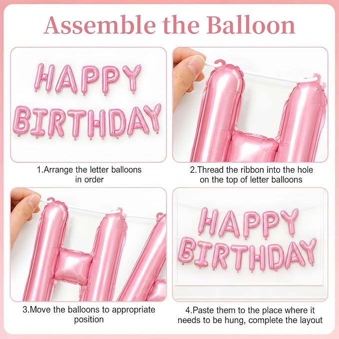 Dusty Pink Number 1 Balloon, 1st Birthday Decorations - Image 3