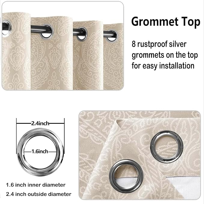 DWCN Ombre Curtains for Bedroom - Image 6
