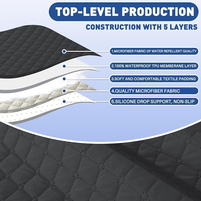 XINEAGE Loveseat Sofa Cover Waterproof Couch Covers - Image 6