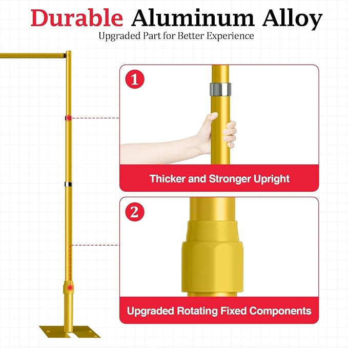 EMART 12x10ft Heavy Duty Backdrop Stand Frame - Image 3