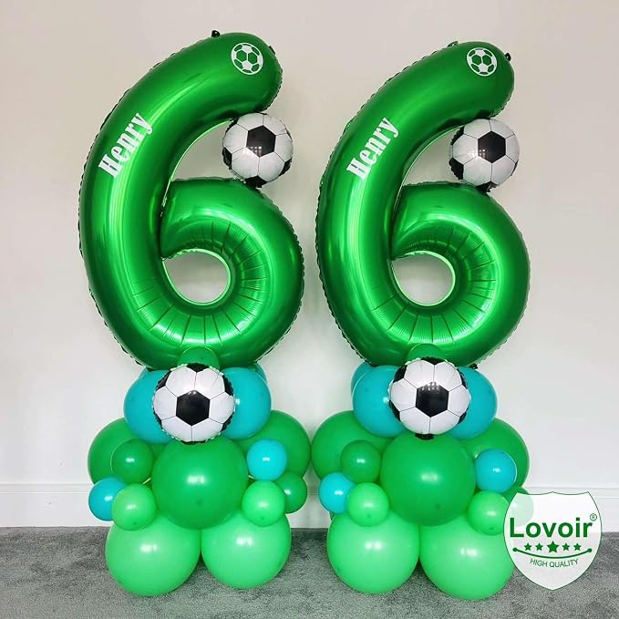 Dark Green 18 Number Balloons, 40 Inch Giant Number 18 Balloons Foil Mylar - Image 5