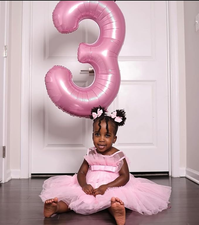 Pastel Pink 6 Balloon - Image 3