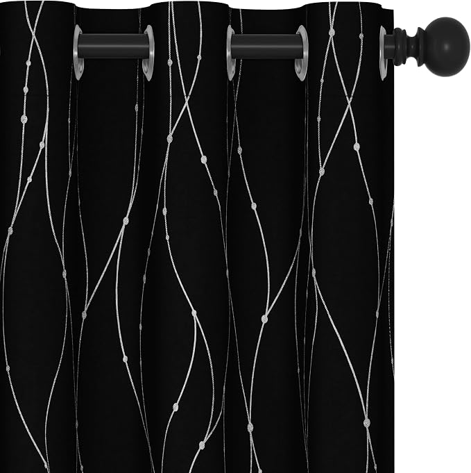 Deconovo Living Room Curtains 54 Inches Long, Thermal Insulated, Room Darkening by Unknown