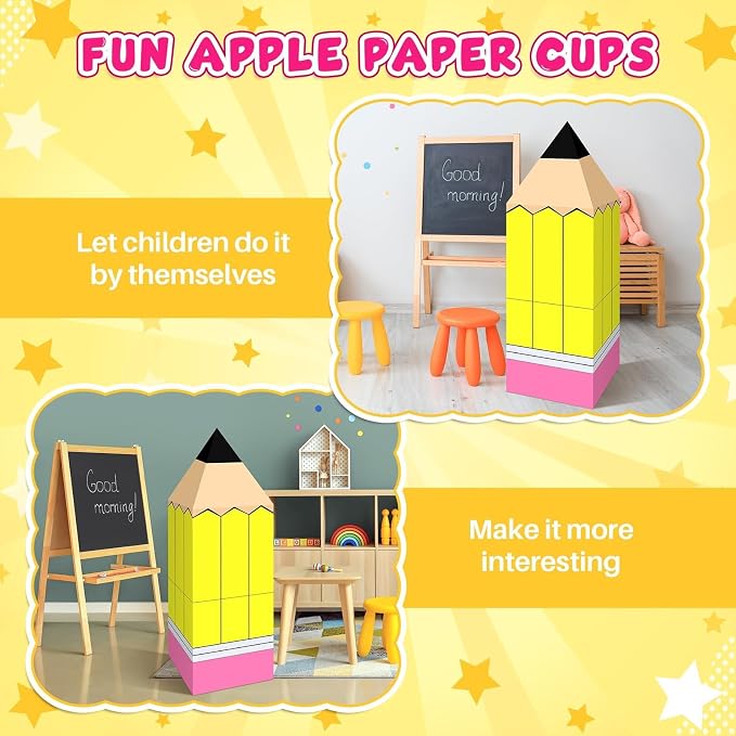 6 Pcs Back to School Decoration Large Pencil Boxes Pencil Decorations - Image 5