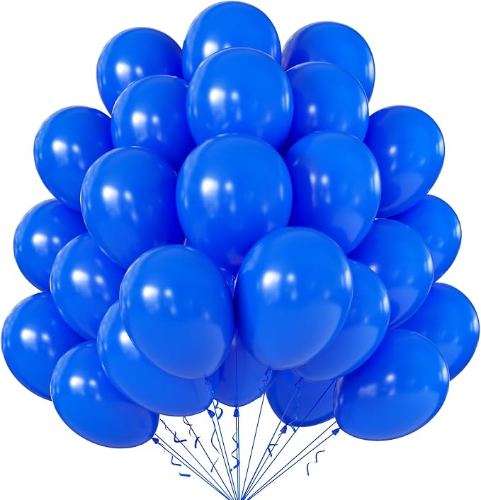 10 Inch Royal Blue Balloons by KALOR