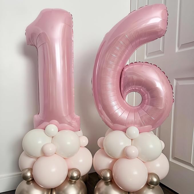 40 Inch 20th Birthday Balloon for Women - Image 6