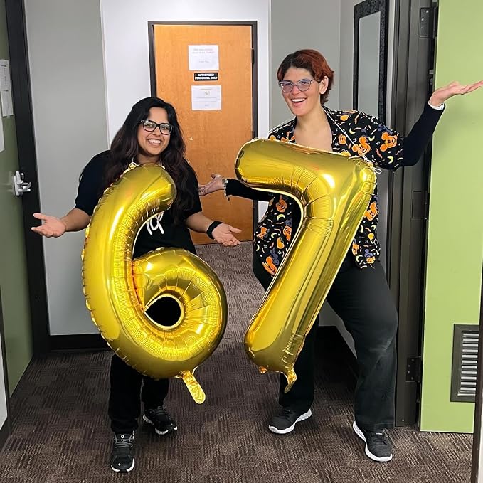 40 Inch Gold Number 0 Balloon Birthday Party Decorations - Image 7