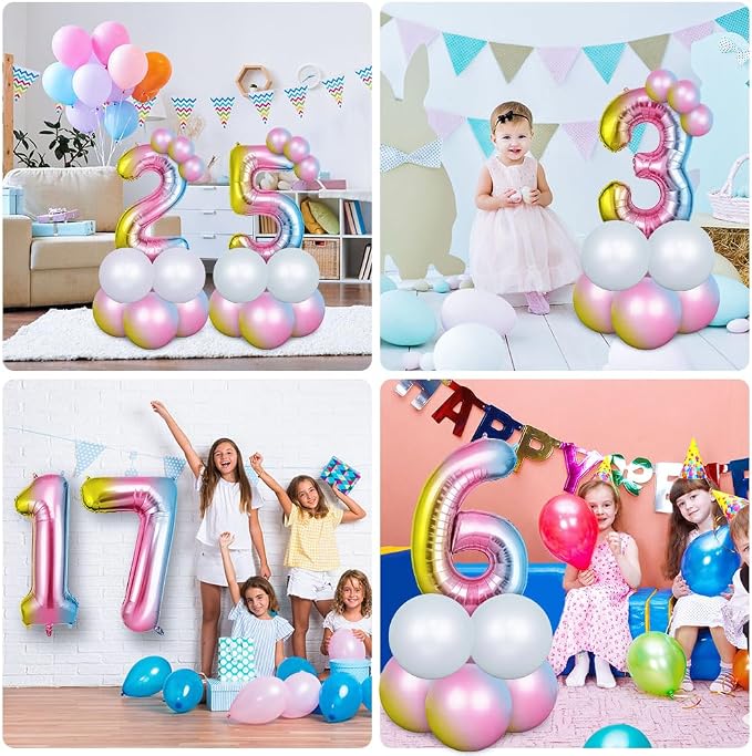 OFFCUP 40 Inch Gradient Number 50 Balloon - Image 7