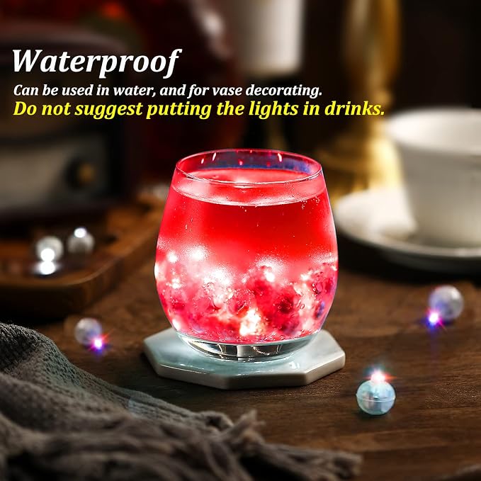 ZGWJ 50PCs Red Balloon Lights Mini, Battery Powered, Long Standby Time - Image 4