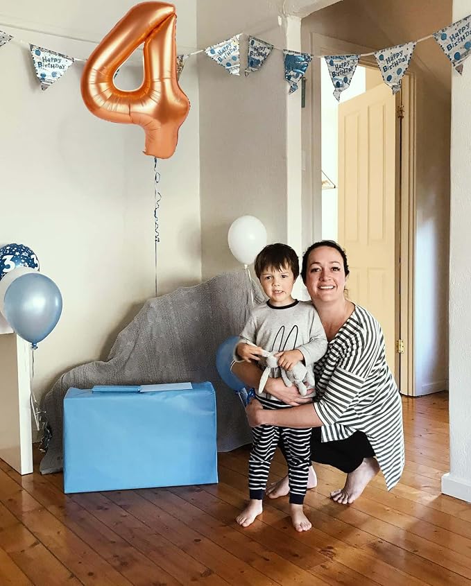 Orange 8 Balloon - Image 7