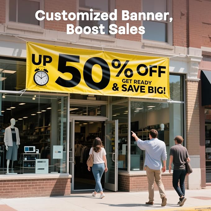 Custom banner & Personalized vinyl Banner, Customize Signs - Image 7