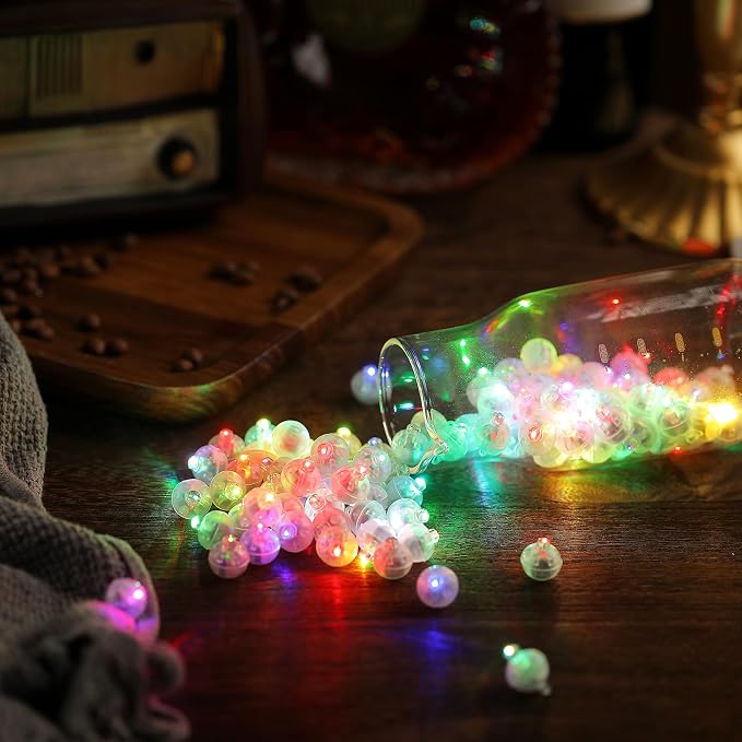 Aogist 200Pcs 10-Colors Balloon Lights - Image 5