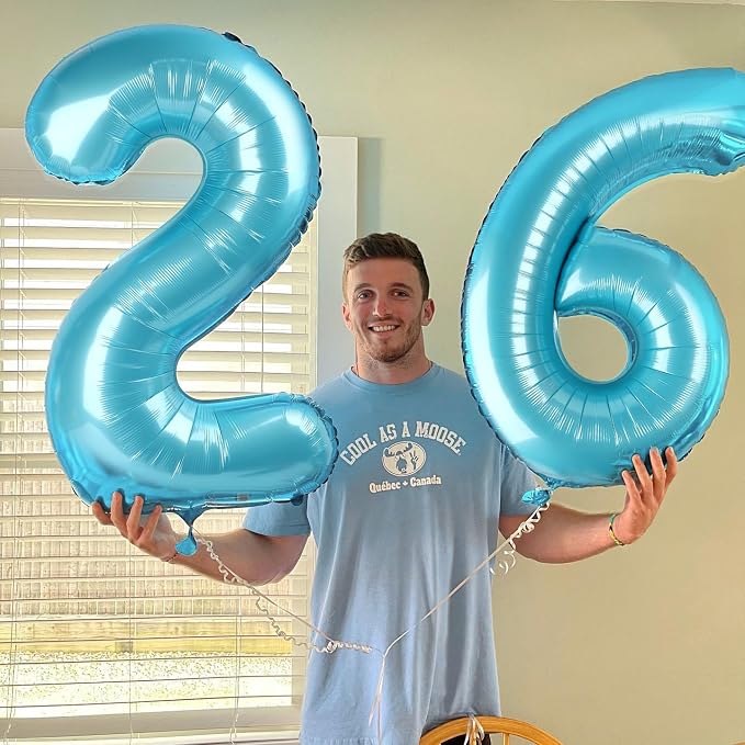 Pastel Blue 0 Balloon - Image 9