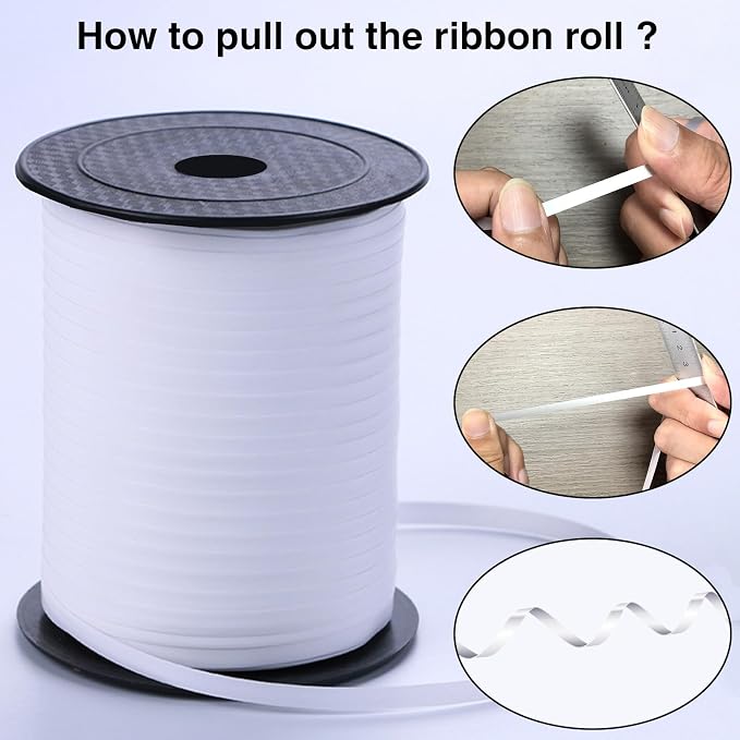 Metallic Shiny Curling Ribbon，500 Yard，1/5" - Image 6