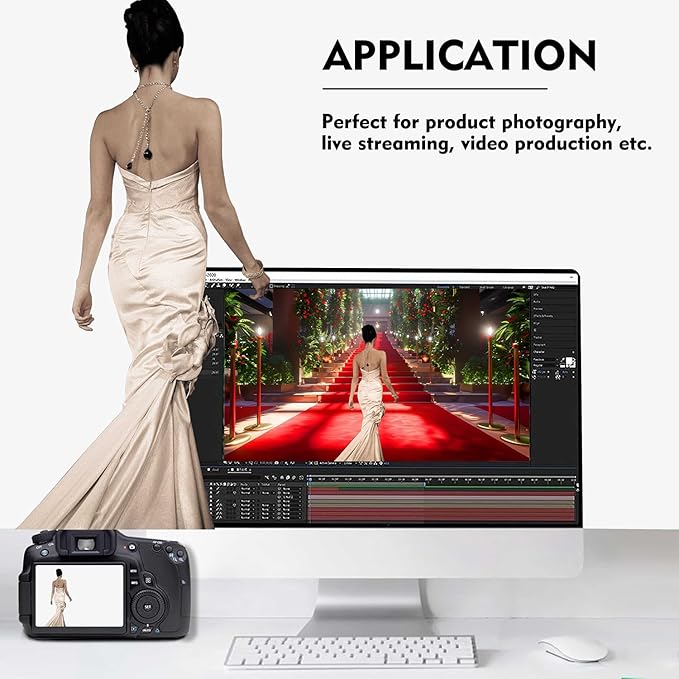 White Photography Backdrop for Photoshoot, Fabric 8x10ft | Versatile Studio - Image 3