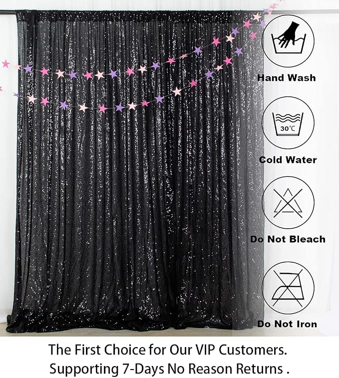 ShinyBeauty Sequin Drapes - Image 5