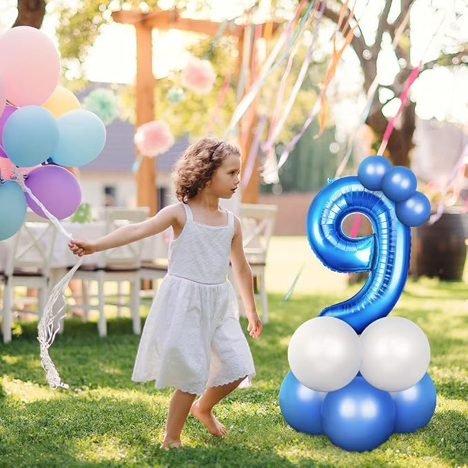 OFFCUP Helium Balloons, 40 Inches Number Balloons 13, Foil Balloons Birthday - Image 6