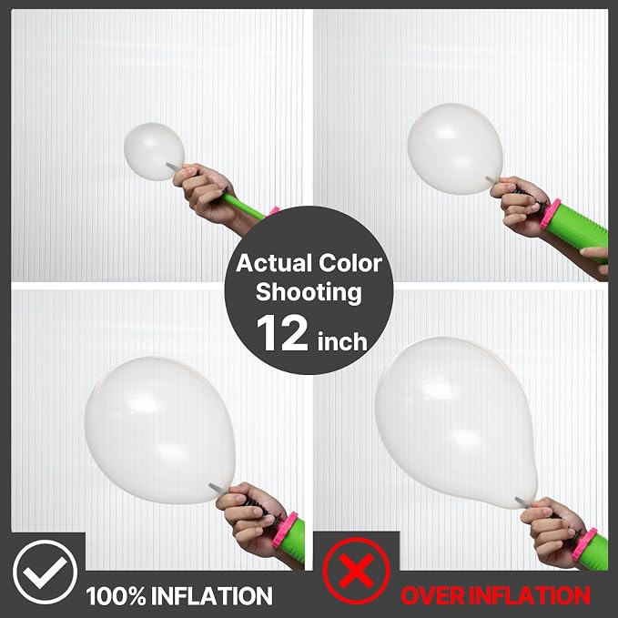 PartyWoo Clear Balloons 50pcs Transparent Latex Helium Balloons 12 Inch | - Image 4
