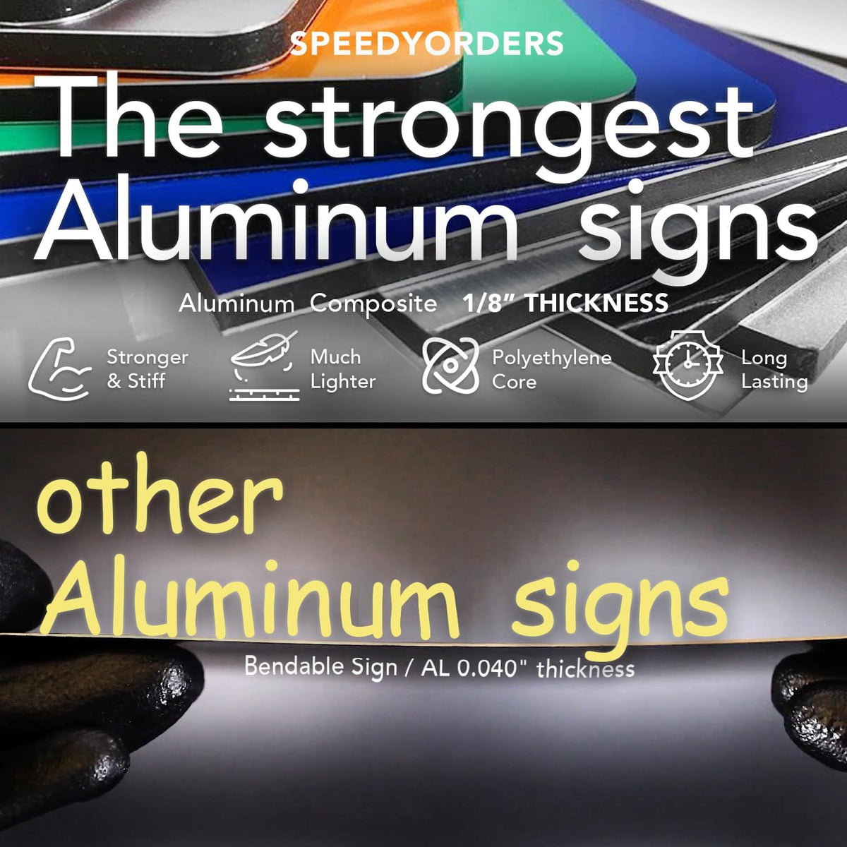 Custom Outdoor Metal Signs, Personalized Aluminum Signs, Customized Safety Signs, Metal Business Signs, Waterproof Outdoor Business Signs, White Aluminum (Picture, 24x18 In)
