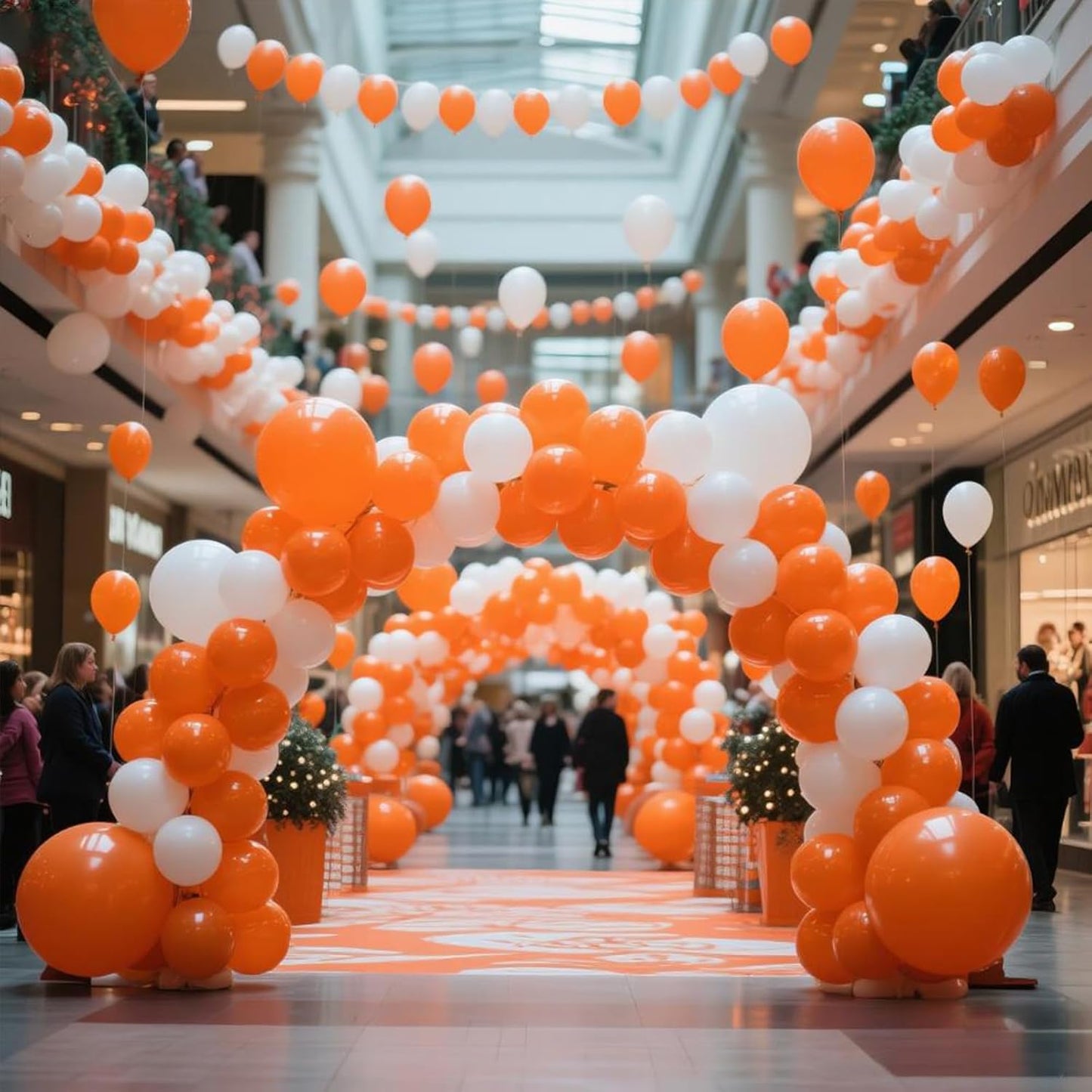 KAWKALSH Orange Balloon 12 Inch, 110pcs Latex Party Balloons Helium Bright Color for Birthday Baby Shower Wedding Party Supplies Arch Garland Decoration