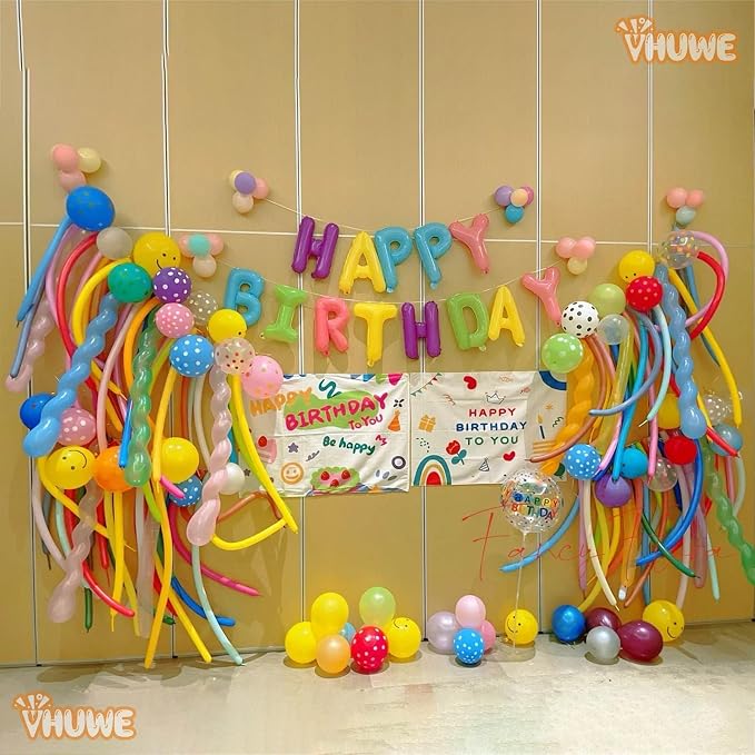 260 Balloons Dusty Pink, Thickened 100 Pack Long Balloons Twisting Skinny Magic - Image 9