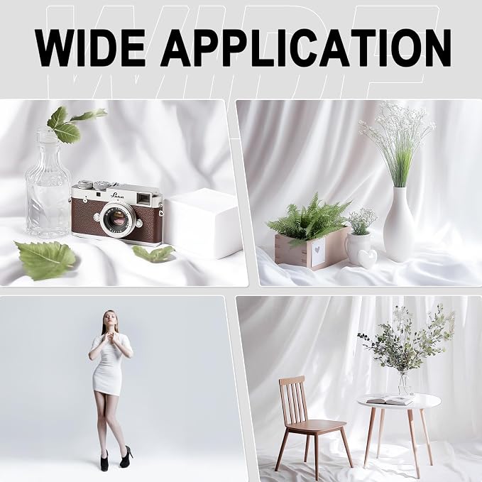 GFCC 8FTx10FT White Backdrop Background - Image 8