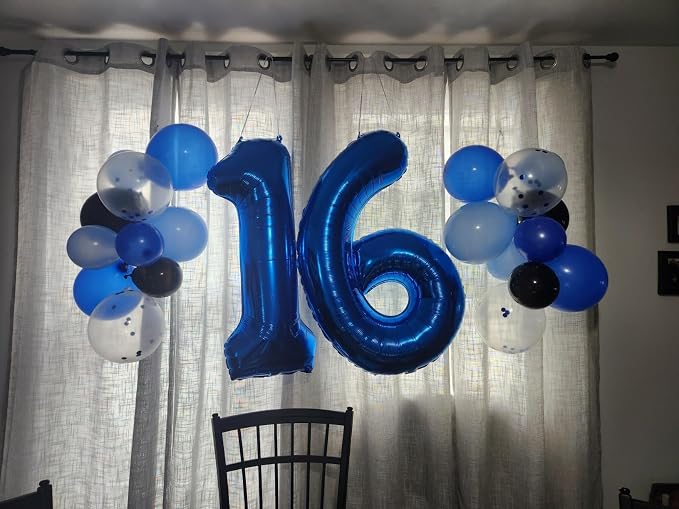 40 Inch Number 7 Balloon, Inflation Straw & Self-Sealing, Leak-Proof Aluminum - Image 4