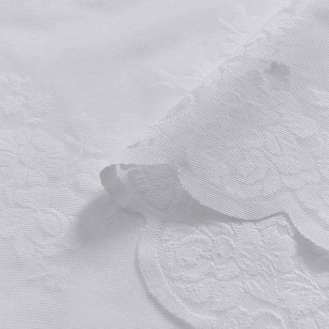 Kotile Short White Lace Curtains - Image 8