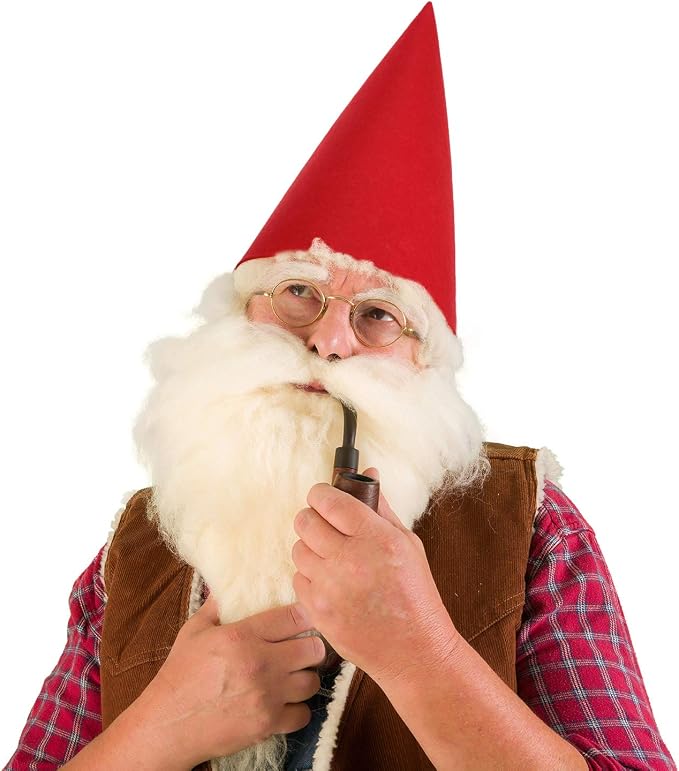 SATINIOR Gnome Hats Felt Crayon Accessory Fairy Dunce Witch Dwarf Cone Hat - Image 2
