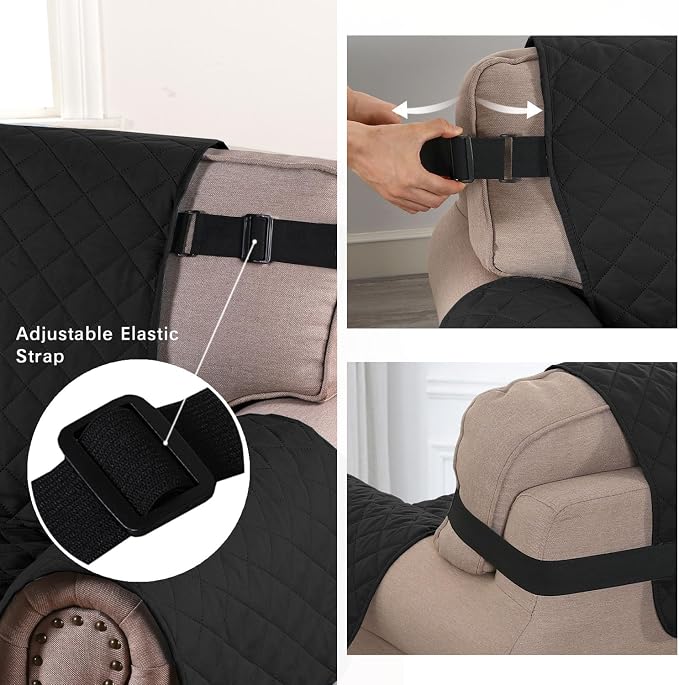 H.VERSAILTEX Reversible Loveseat Cover Loveseat Slipcover - Image 4