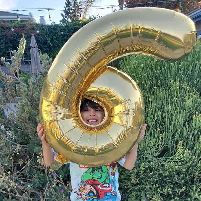 Champagne Gold Number 3 Balloon 40 Inch - Image 7