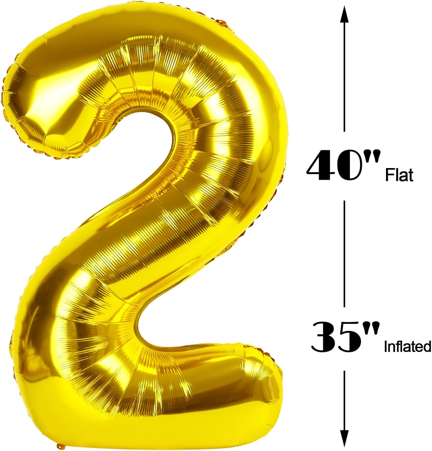 Gold Foil Number 28 82 Balloon 40 Inch, Helium Mylar 28 82 Numbers Birthday Balloons, 28 82 Gold Women Men Anniversary Graduations Party Supplies