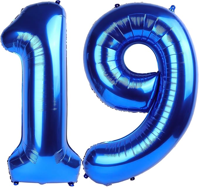 Navy Blue 19 Balloon - Image 5