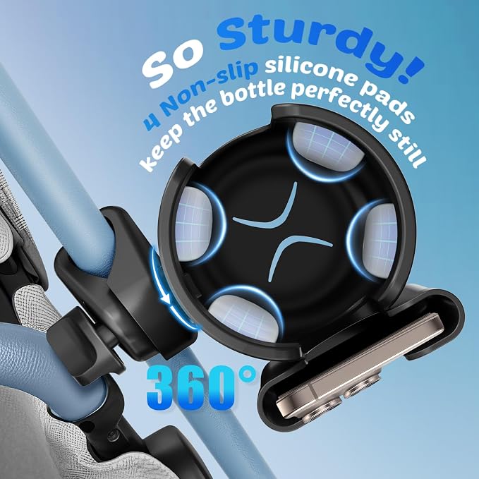 Cup Holder for Walker: Stroller Cup Holder Attachment - Image 4