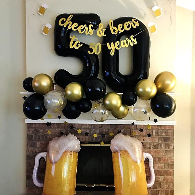 40 Inch Balloon Number 7 Black, Large Foil Number Balloons Set 0-9, Digital 7 - Image 8