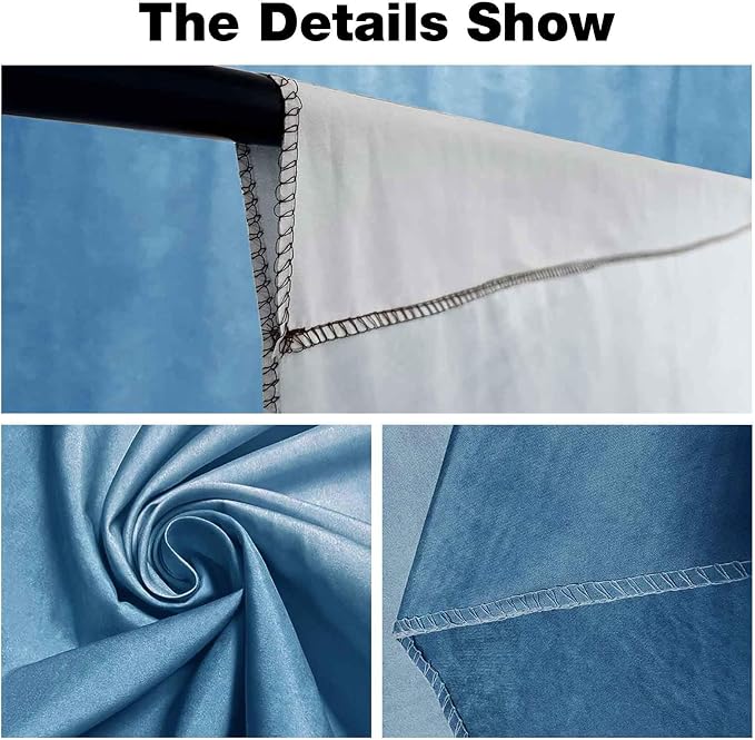 Blue Photo Backdrop Studio Abstract Texture Photography Background 8x10ft | - Image 5