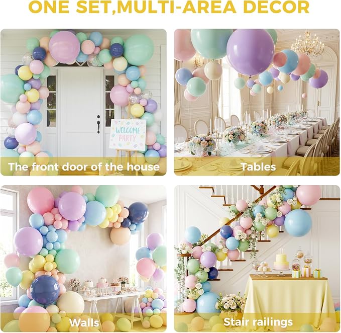 LovesTown 18 Inch Pastel Large Balloons, - Image 5
